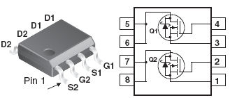 FDS6930B, Dual N-Channel Logic Level PowerTrench MOSFET